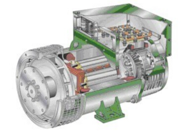 浙江发电机内部结构图